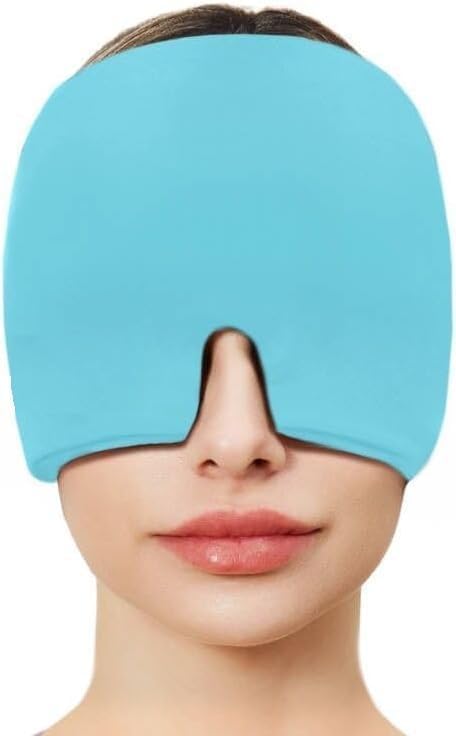 Migraine Relief Cap – Hot & Cold Therapy Headache Cap for Migraine, Sinus & Tension Relief - Reusable Migraine Cap for Men & Women