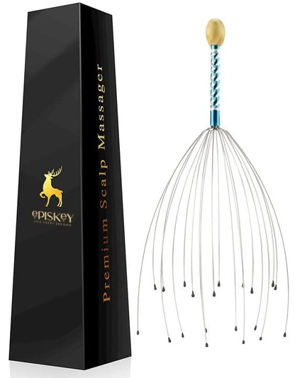 Head massager Scratcher 12 Finger Body Relaxing Hair Hand Hand Held