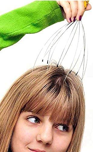 Head massager Scratcher 12 Finger Body Relaxing Hair Hand Hand Held