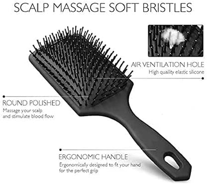 Hair Massage Comb for Women, Paddle Brushes for Women Men