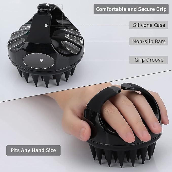 Hair Scalp Massager Shampoo Brush | Hair Washing Brush Silicone Head Body Massager Brush