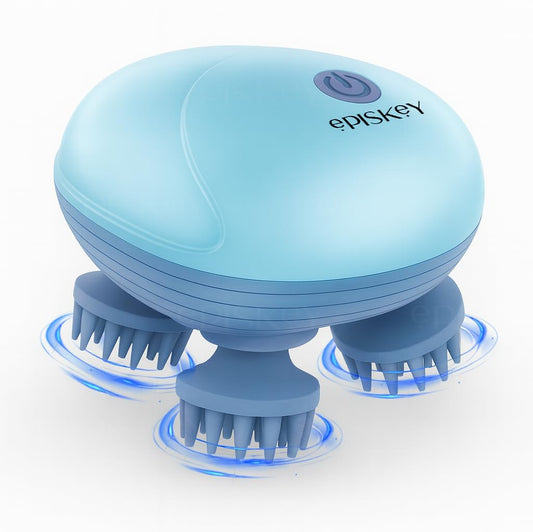 Waterproof Scalp & Head Massager with 96 Soft Silicone Nodes for Hair Growth & Relaxation