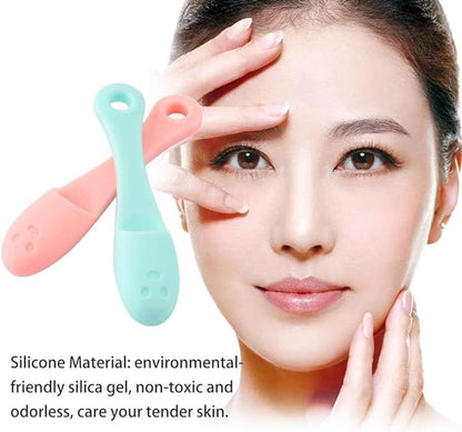 Silicone Face Cleaner Blackhead Remover Brush Cleanser Nose Pore Finger Scruber Tool - Pack of 2