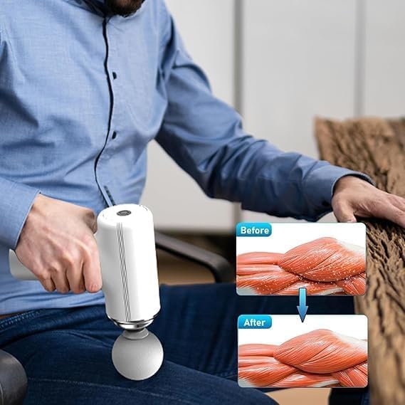 Electric Body Massager – Percussion Massage Gun for Back & Leg Pain Relief