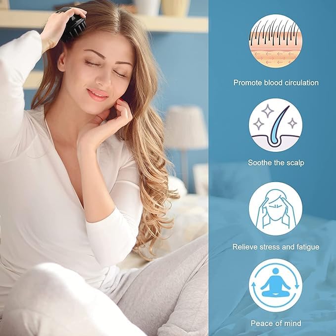 Hair Scalp Massager Shampoo Brush | Hair Washing Brush Silicone Head Body Massager Brush
