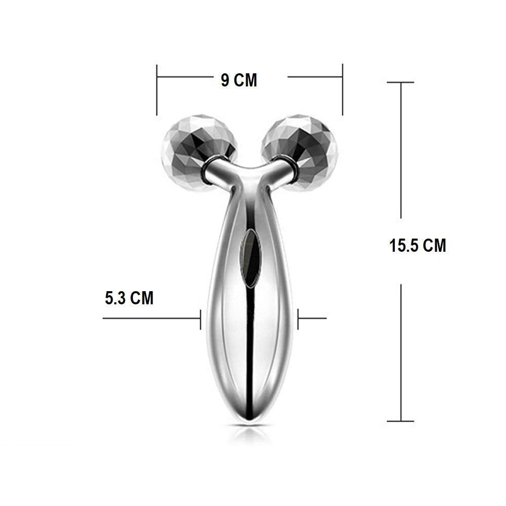 Face Roller Massager for Skin Tightening, Lifting & Wrinkle Reduction | 360° Ball Design