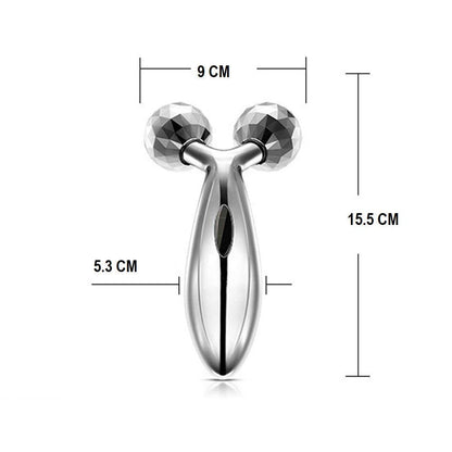 Face Roller Massager for Skin Tightening, Lifting & Wrinkle Reduction | 360° Ball Design