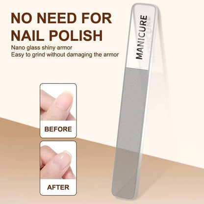 Professional Manicure Set, 8-in-1 Portable Nail Care Kit with Stainless Steel Clippers, Travel Case, Perfect for Men and Women