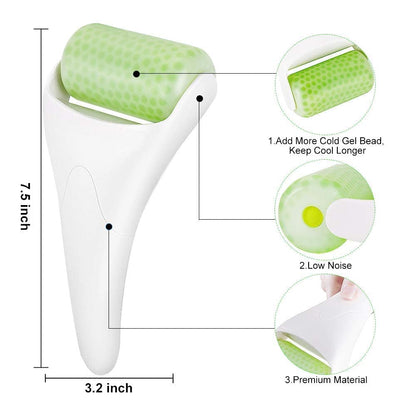 Ice Roller for Face & Eye Puffiness Migraine Relief, Ice Face Rollers for Women Facial Massager