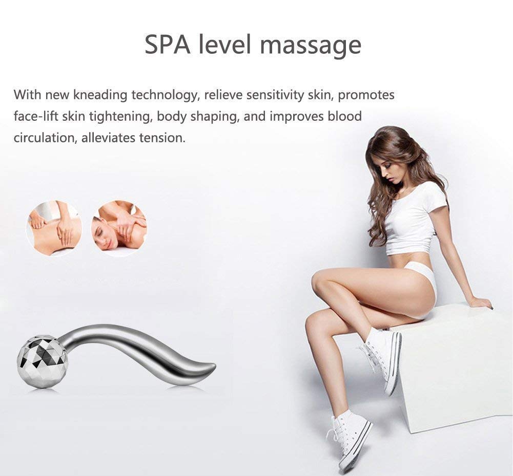Face Roller Massager for Skin Tightening, Lifting & Wrinkle Reduction | 360° Ball Design
