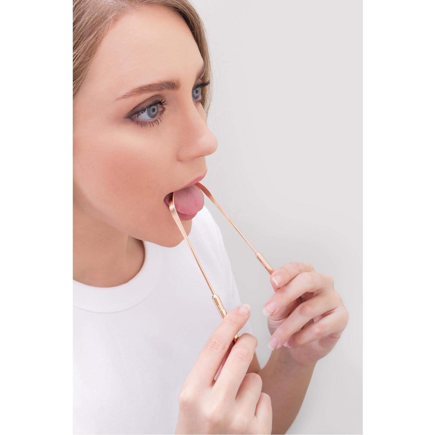 Copper Tongue Scraper Cleaner | Perfect Surgical Tongue Scraper - PACK OF 2