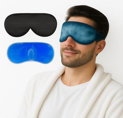 Velvet Cooling Gel Relaxing Eye Sleep Mask