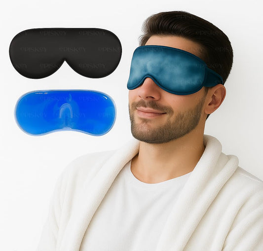 Velvet Cooling Gel Relaxing Eye Sleep Mask