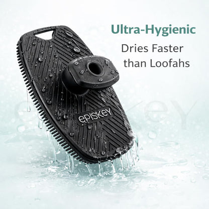 Silicone Body Scrubber for Bath, Soft Exfoliating Shower Scrubber with Lather Boosting Bristles for Men & Women