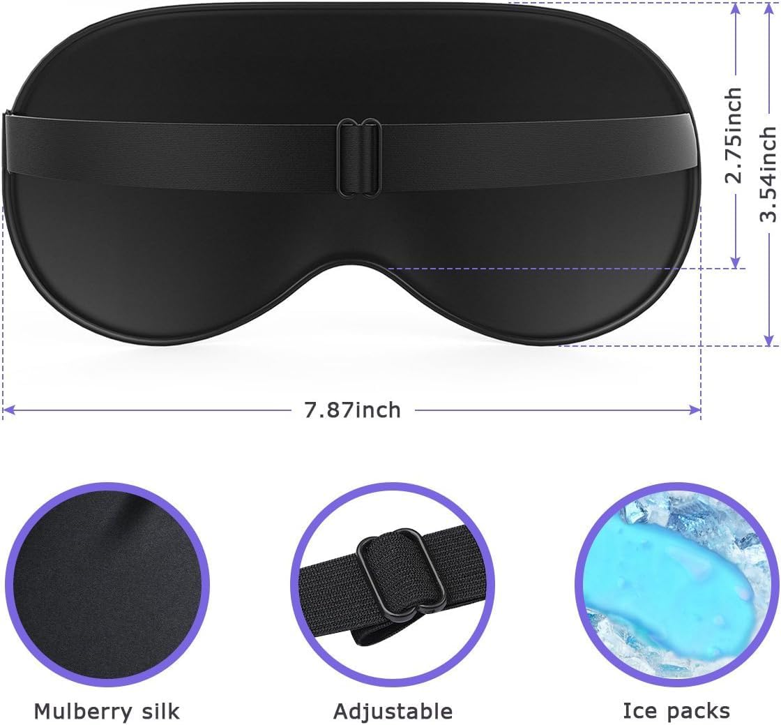 Velvet Cooling Gel Relaxing Eye Sleep Mask