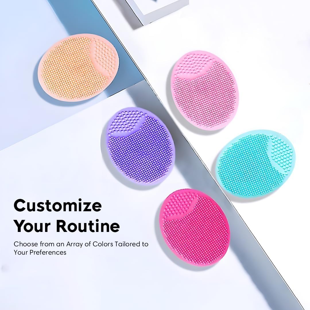 Silicone Face Scrubber Exfoliator, Soft Face Brush, Facial Cleansing Brush