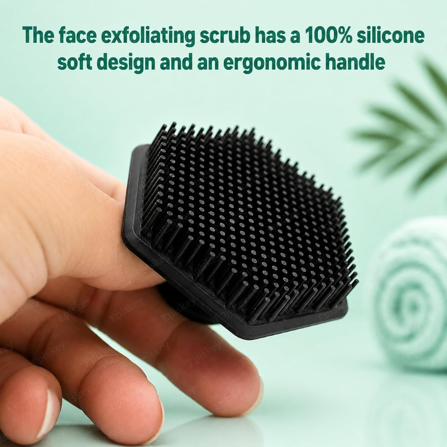 Silicone Face Scrubber - Gentle Exfoliator Pad & Massager