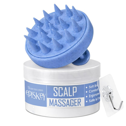 Scalp Massager Shampoo Brush for Hair Wash Anti-Dandruff Silicone Scalp Scrubber with Soft Bristles
