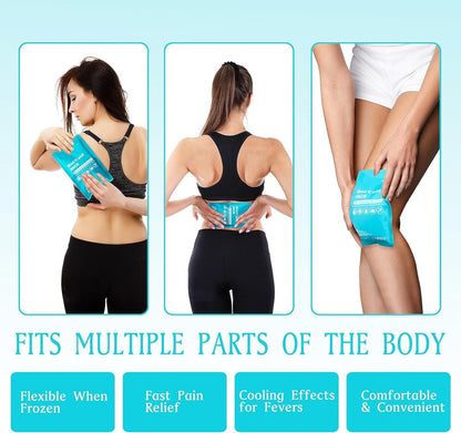 Hot & Cold Reusable Gel Pack Compress Wrap