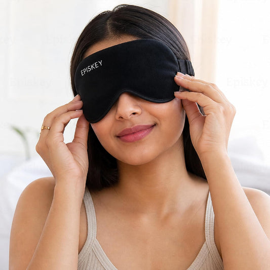 Premium Velvet Eye Sleep Mask for Men & Women | Soft Eye Mask