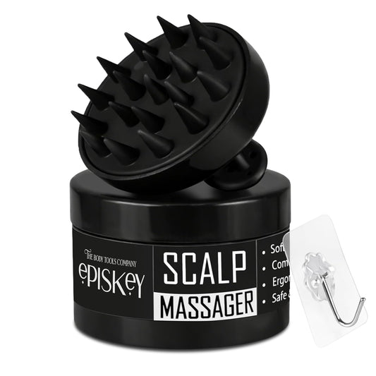 Scalp Massager Shampoo Brush for Hair Wash Anti-Dandruff Silicone Scalp Scrubber with Soft Bristles
