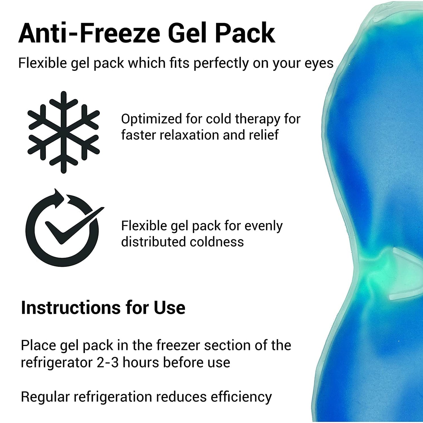 Velvet Cooling Gel Relaxing Eye Sleep Mask