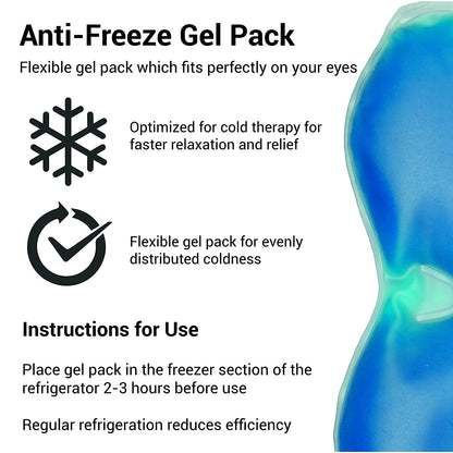 Velvet Cooling Gel Relaxing Eye Sleep Mask