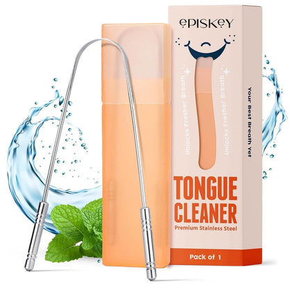 Stainless Steel Tongue Scrapers for Adults