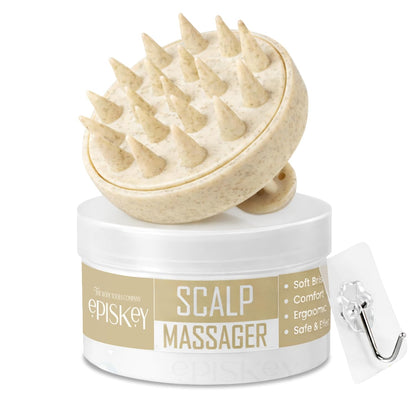 Scalp Massager Shampoo Brush for Hair Wash Anti-Dandruff Silicone Scalp Scrubber with Soft Bristles