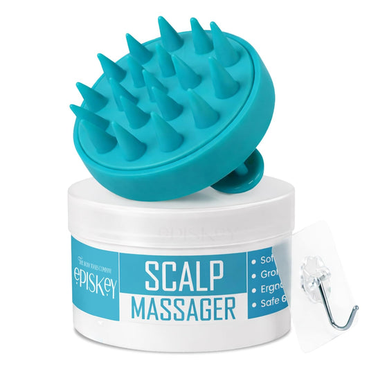 Scalp Massager Shampoo Brush for Hair Wash Anti-Dandruff Silicone Scalp Scrubber with Soft Bristles