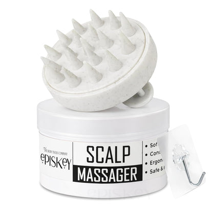 Scalp Massager Shampoo Brush for Hair Wash Anti-Dandruff Silicone Scalp Scrubber with Soft Bristles