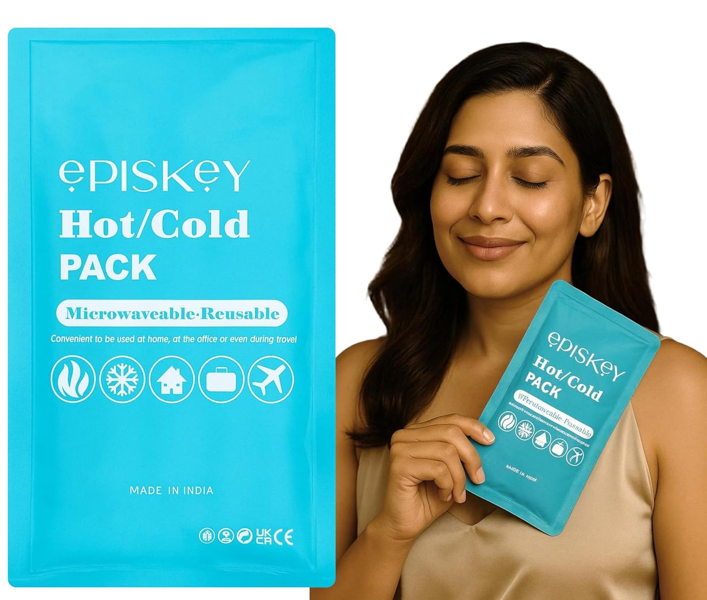 Hot & Cold Reusable Gel Pack Compress Wrap