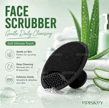 Soft Silicone Back Scrubber Long Handle Bath Brush + Body Scrubber Bath Brush + Scalp Massager