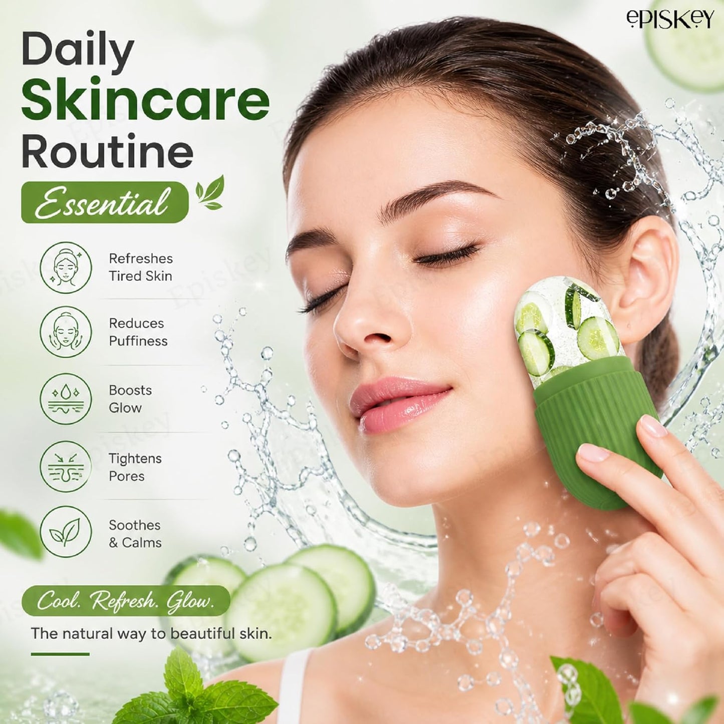 Ice Face Roller-Tighten & Tone Your Face Skin, Face Ice Cube