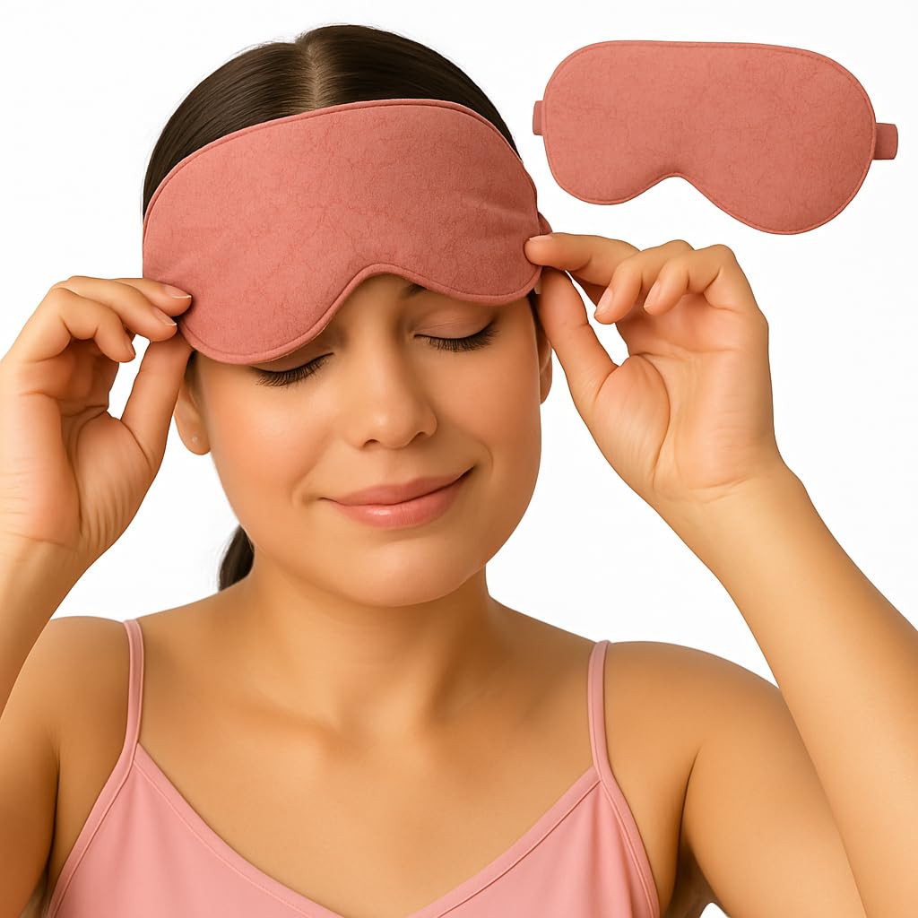 Premium Velvet Eye Sleep Mask for Men & Women | Soft Eye Mask