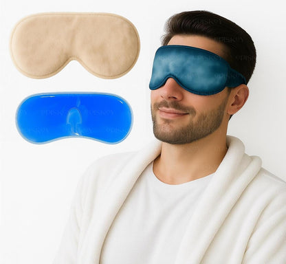 Velvet Cooling Gel Relaxing Eye Sleep Mask
