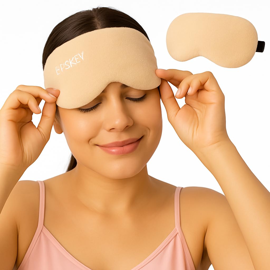 Premium Velvet Eye Sleep Mask for Men & Women | Soft Eye Mask